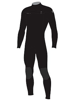 ONeill Kids Epic 4/3 Chest Zip Wetsuit Black