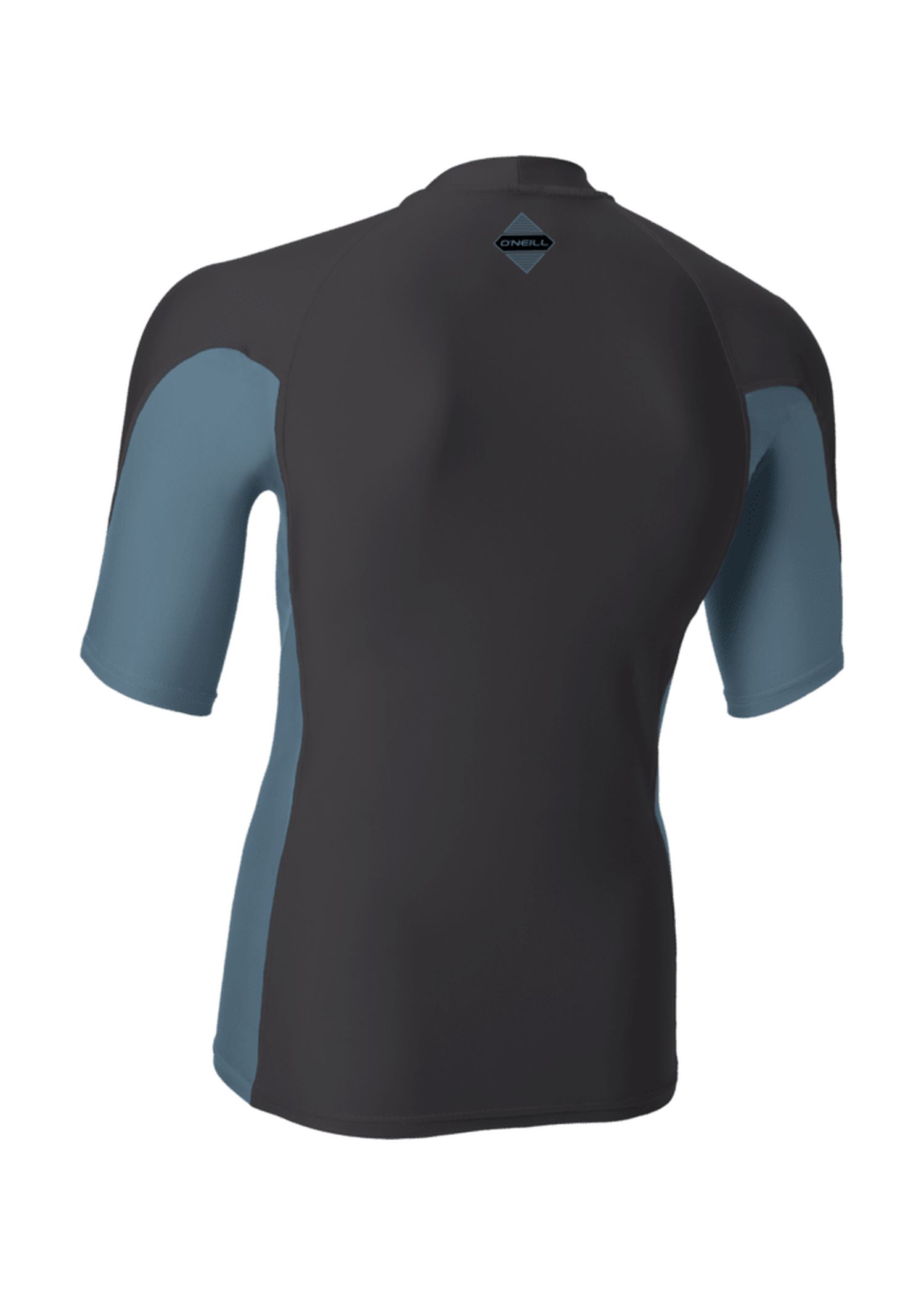 ONeill Hyperfreak Short Sleeve Rash Vest Steel Blue