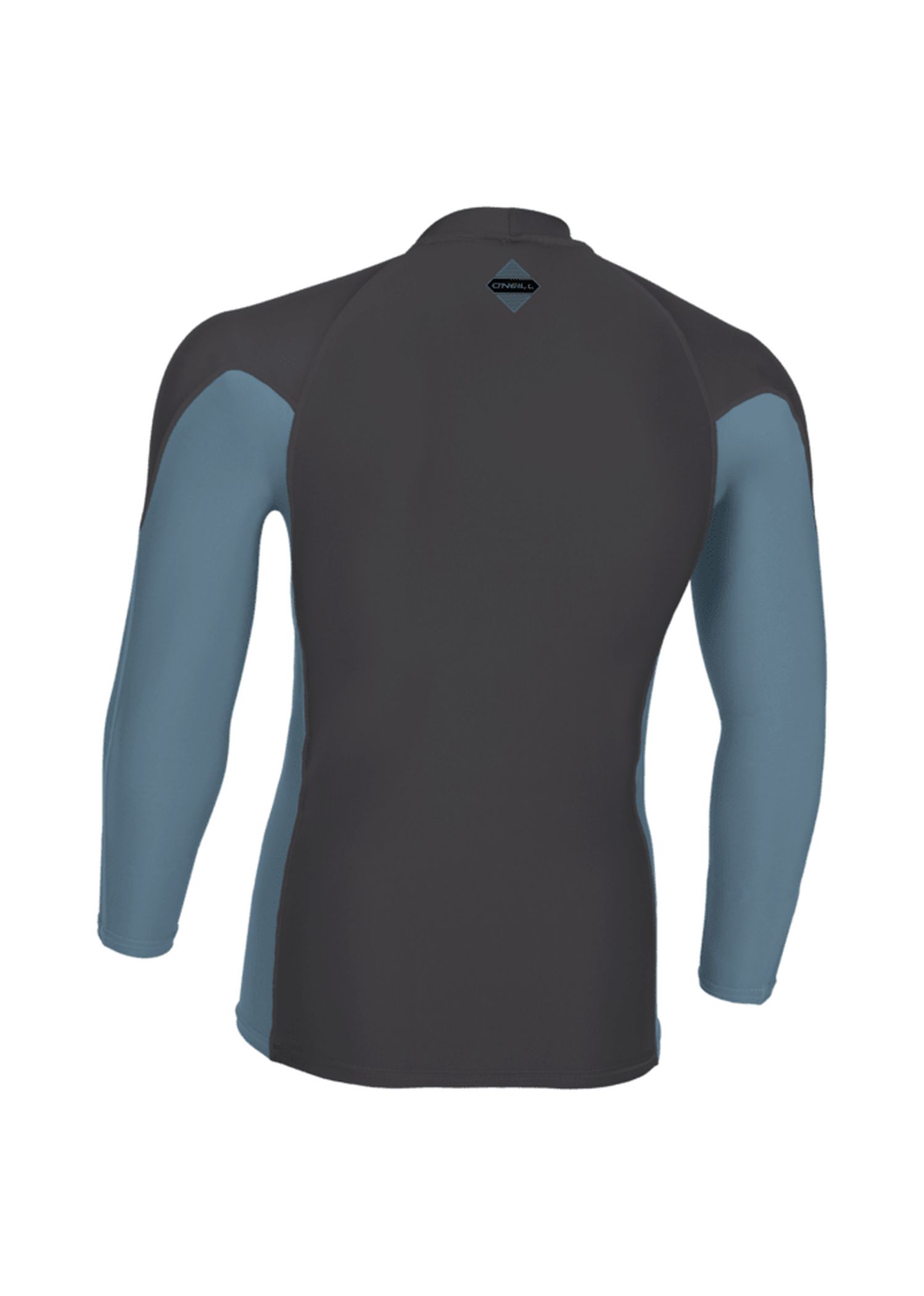 ONeill Hyperfreak Long Sleeve Rash Vest Steel Blue