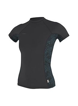 ONeill Ladies Hyperfreak Rash Vest Tempered Steel