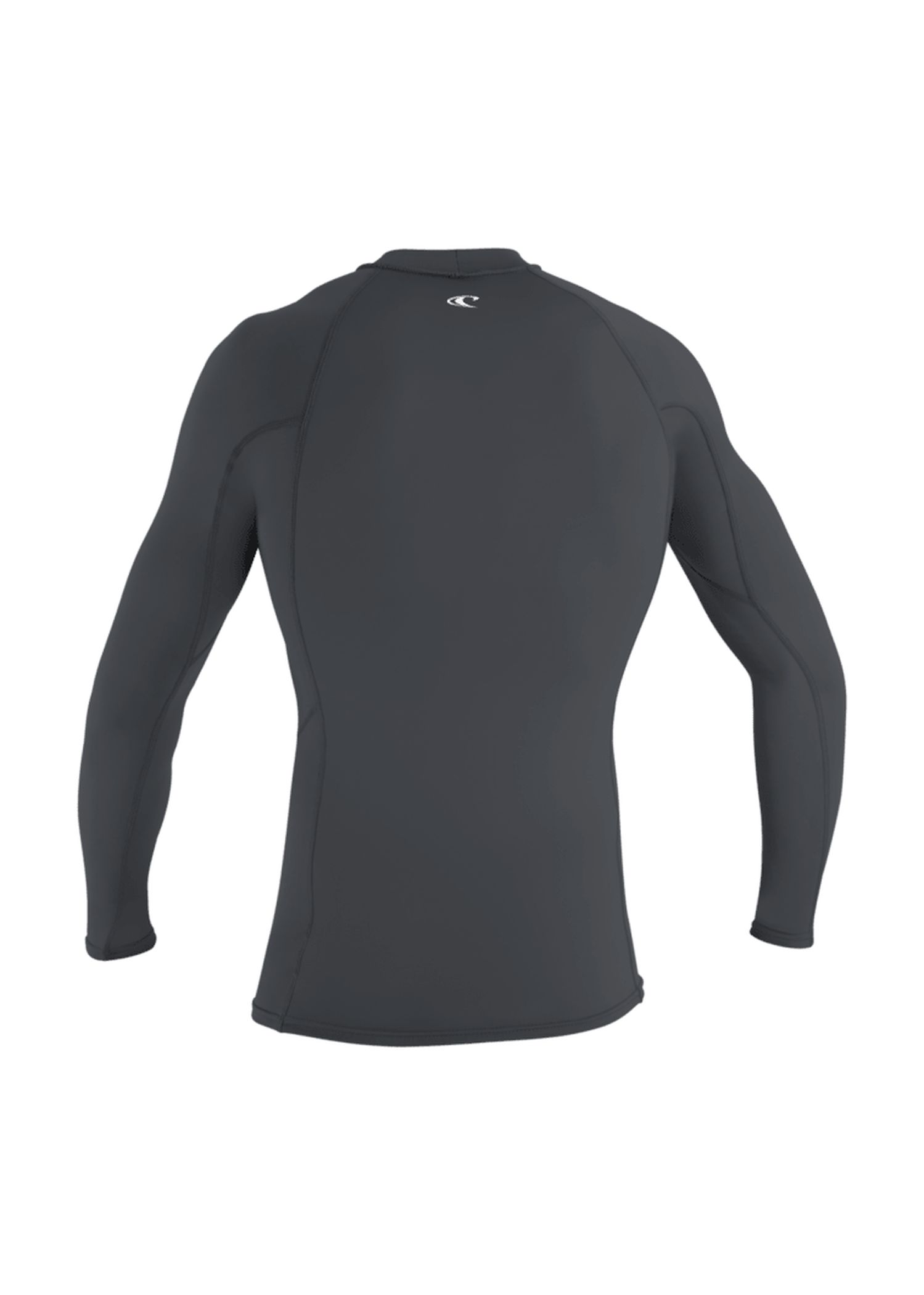 ONeill Basic Skins Long Sleeve Rash Vest Graphite Grey