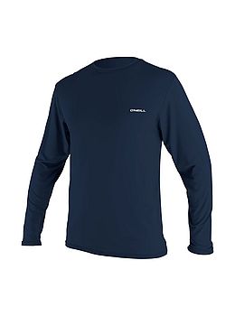 ONeill Basic Skins Long Sleeve Sun Rash Tee Navy