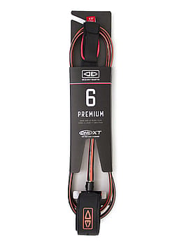 Ocean & Earth Premium One XT 6ft Surf Leash Coral