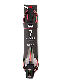 Ocean & Earth Premium One XT 7ft Surf Leash Coral