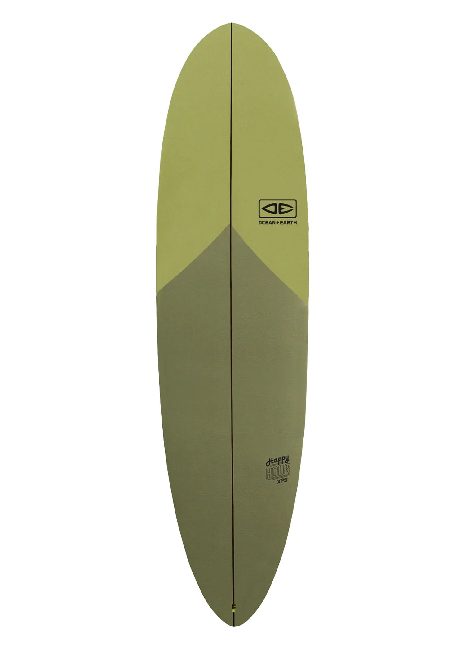 Ocean & Earth Happy Hour Soft Surfboard 7ft0 Olive