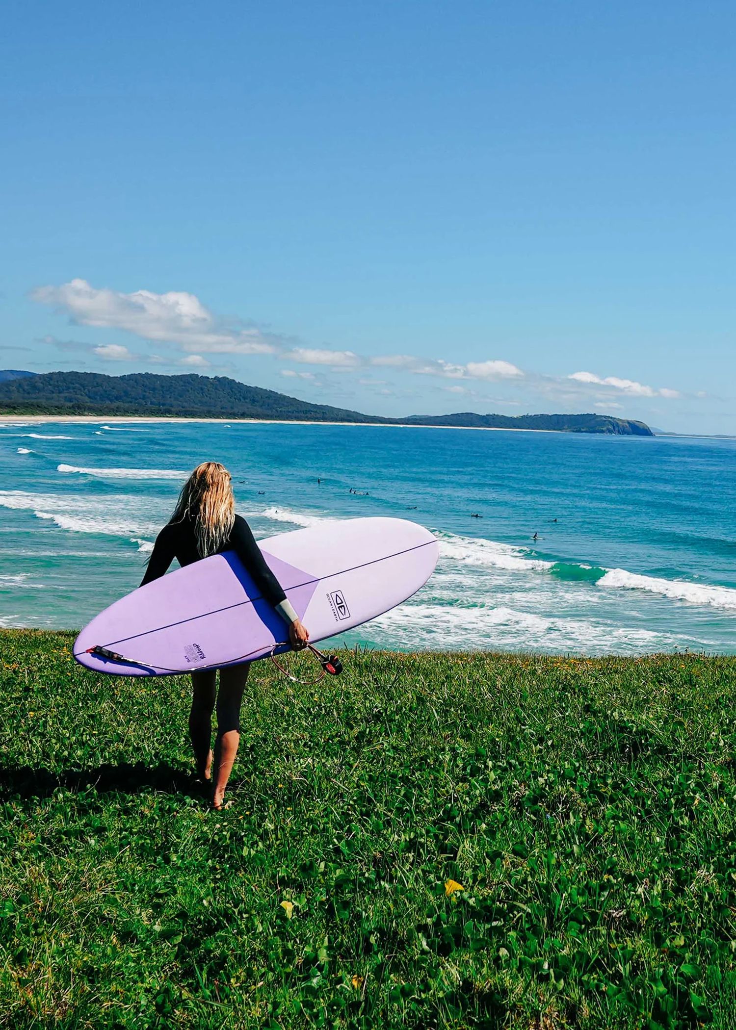 Ocean & Earth Happy Hour Soft Surfboard 7ft0 Violet