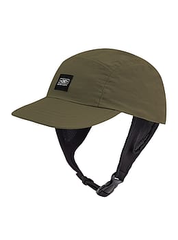 Ocean & Earth Indo 5 Panel Chin Strap Surf Cap Olv