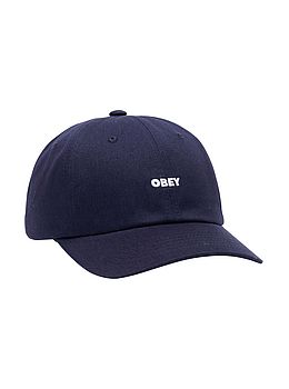 Obey Bold Curve 6 Panel Cap Obsidian