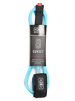 Ocean & Earth Sunset Surfboard Leash 8Ft 0 Blue