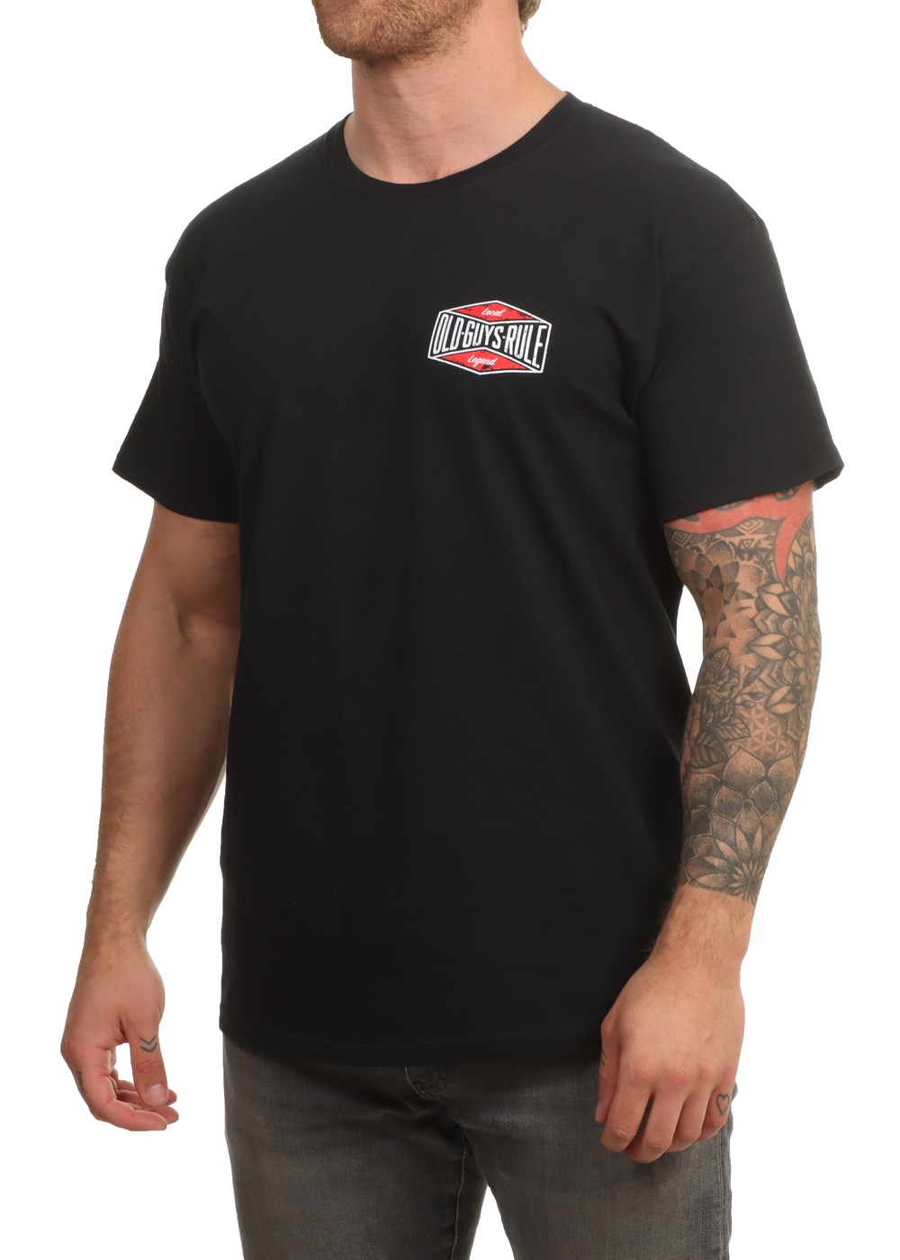 Old Guys Rule Local Legend III Tee Black