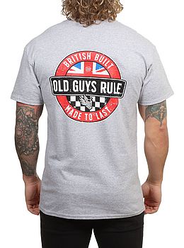 Old Guys Rule British Built IV Tee Sport Grey