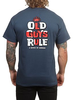Old Guys Rule Home Nations England Tee Blue
