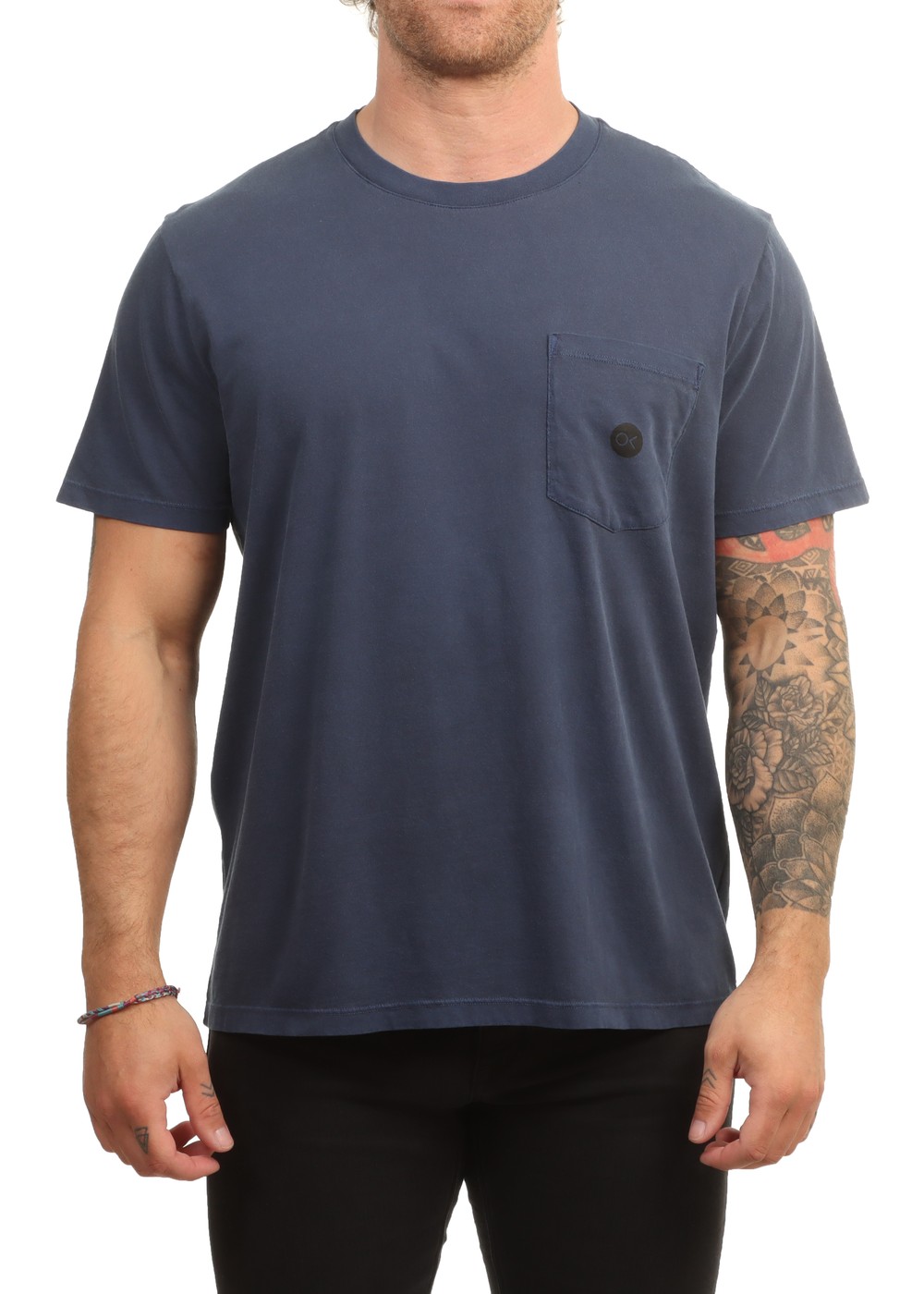 Outerknown OK Dot Pocket Tee Dark Navy