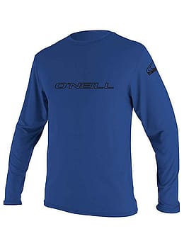 ONeill Basic Skins Long Sleeve Rash Tee Pacific