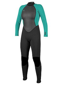 ONeill Ladies Reactor 2 3/2 Back Zip Wetsuit Aqua