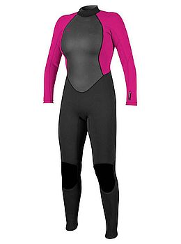 ONeill Ladies Reactor 2 3/2 Back Zip Wetsuit Berry