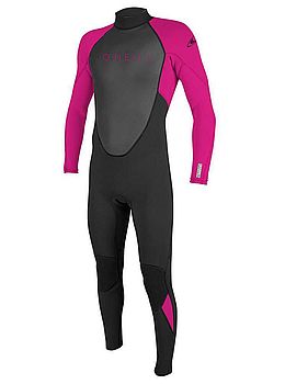 ONeill Kids Reactor 2 3/2 Back Zip Full Wetsuit Berry