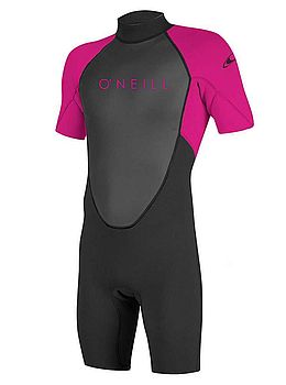 ONeill Kids Reactor 2 2MM Shorty Wetsuit Berry