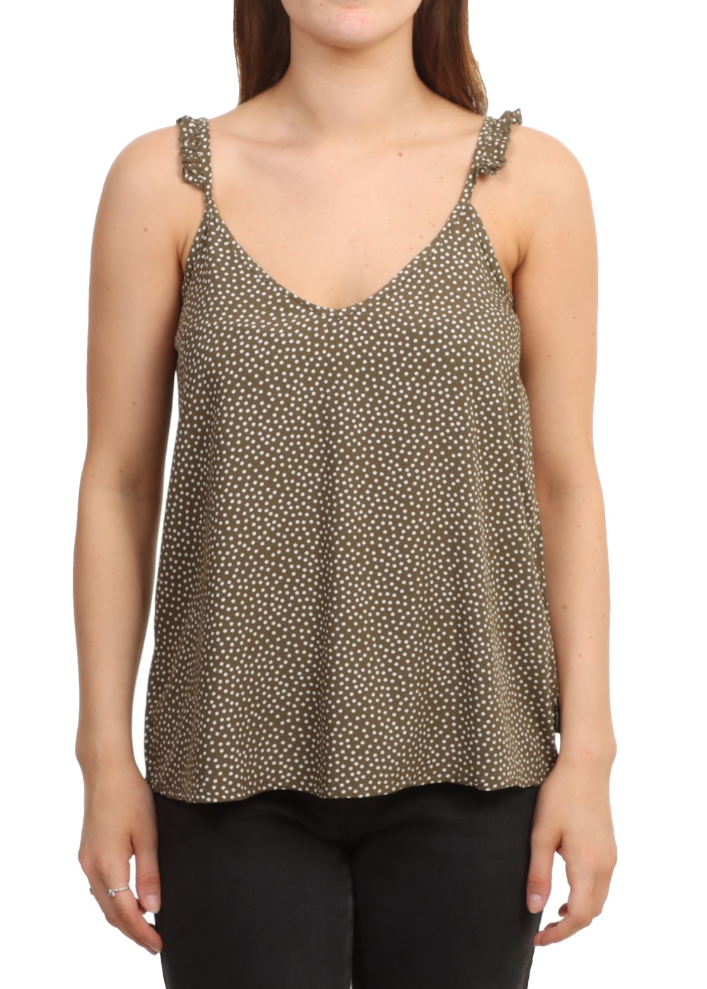 Protest Renata Spaghetti Strap Top Just Leaf