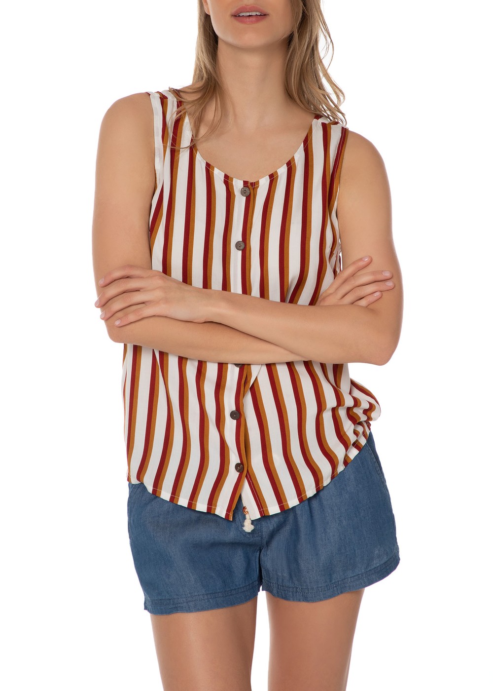 Protest Free Singlet Sandstone