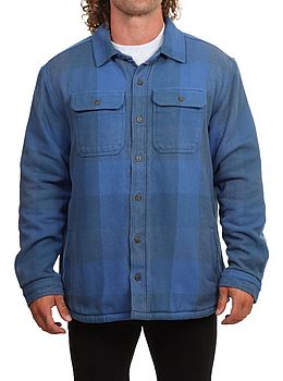 Patagonia Pile Lined Fjord Loft Shirt Jacket Tidepool