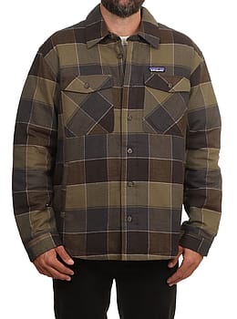 Patagonia Insulated Fjord Flannel Shirt Green