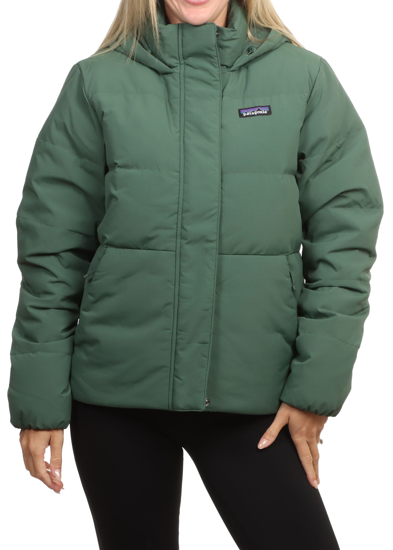Patagonia Sisar Down Hoody Jacket Canopy Green