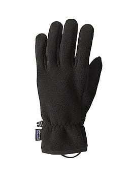 Patagonia Synchilla Fleece Gloves Black Solid