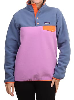 Patagonia Lightweight Synchilla Snap T Fleece Brisk Purple