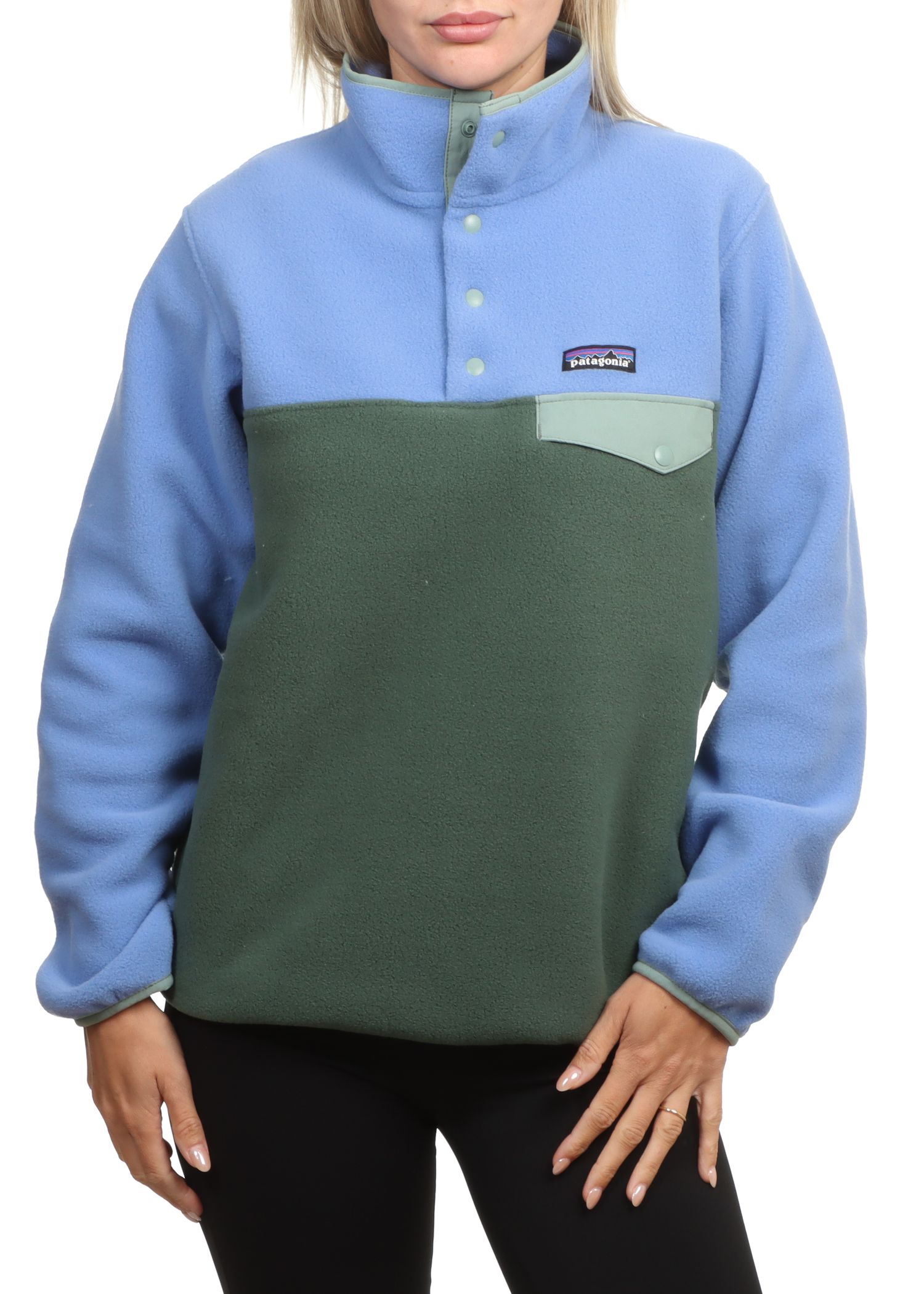 Patagonia LW Synch Snap T Fleece Canopy Green