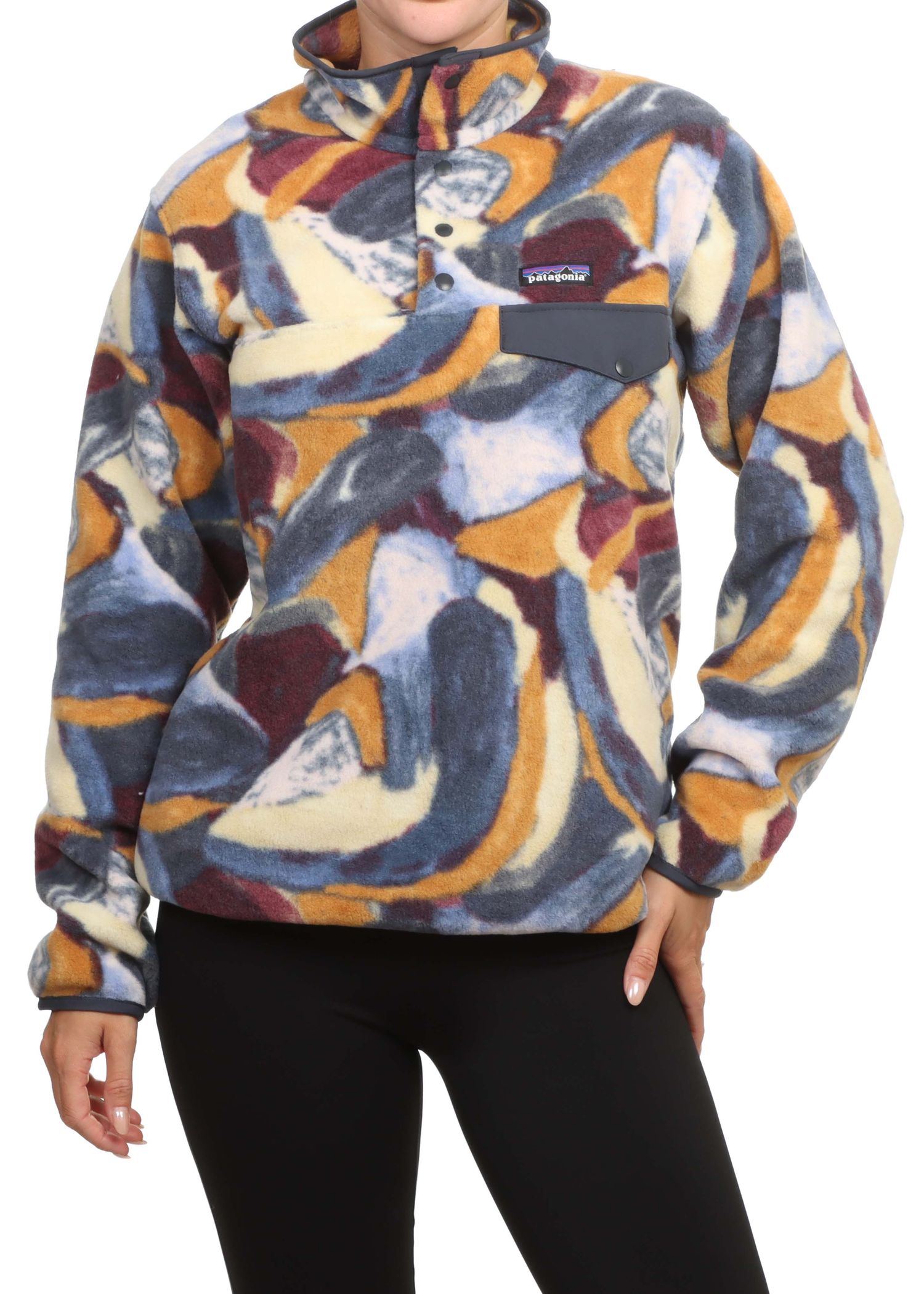 Patagonia LW Synch Snap T Fleece Smolder Blue