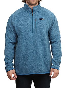 Patagonia Better Sweater 1/4 Zip Aquatic Blue