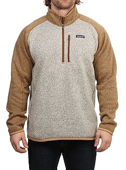 Patagonia Better Sweater 1/4 Zip Nautilus Tan