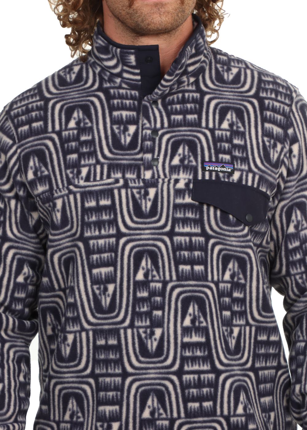 Patagonia Lightweight Synchilla Snap-T Fleece Sunken Blue