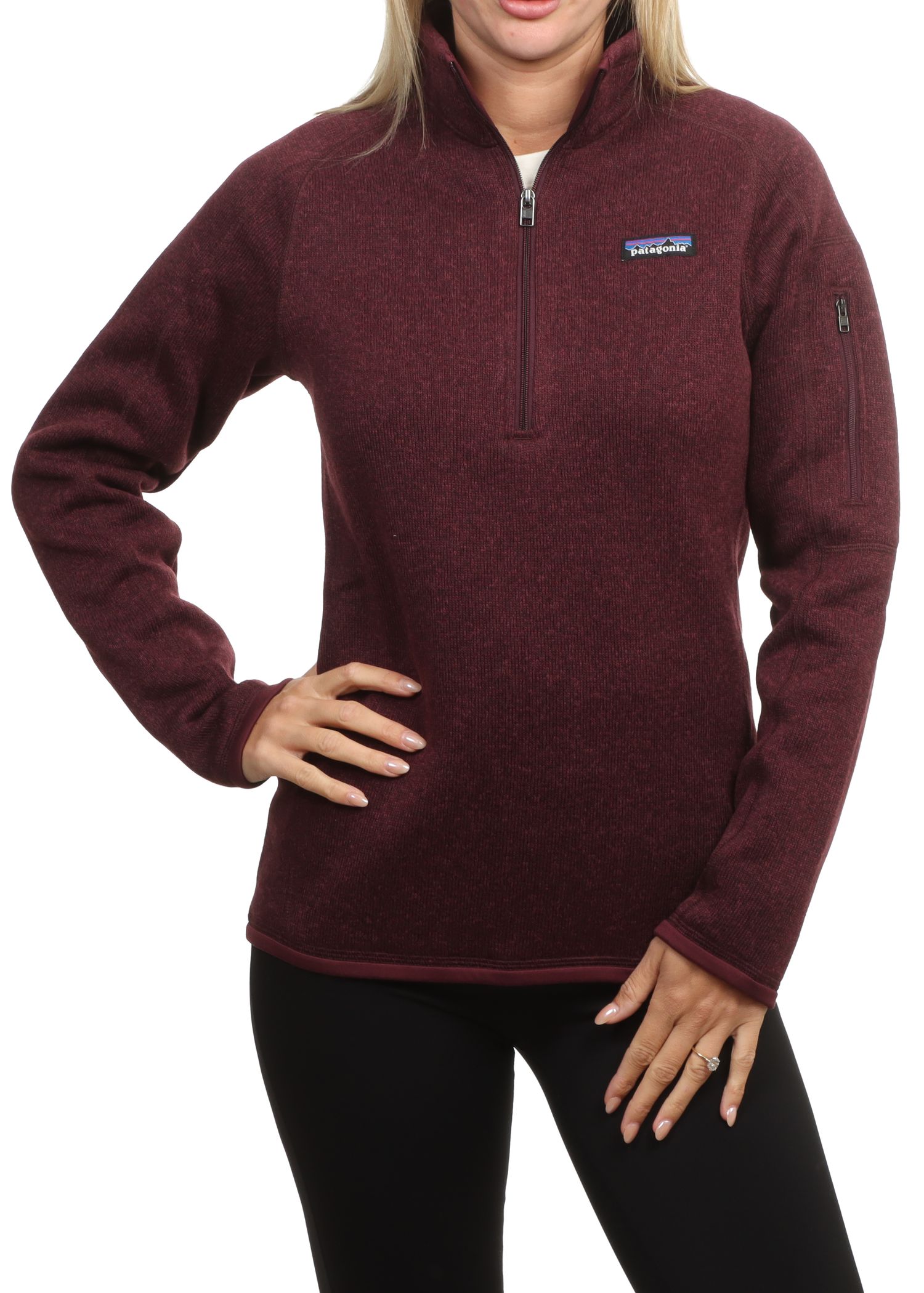 Patagonia Better Sweater 1/4 Zip Fleece Berry