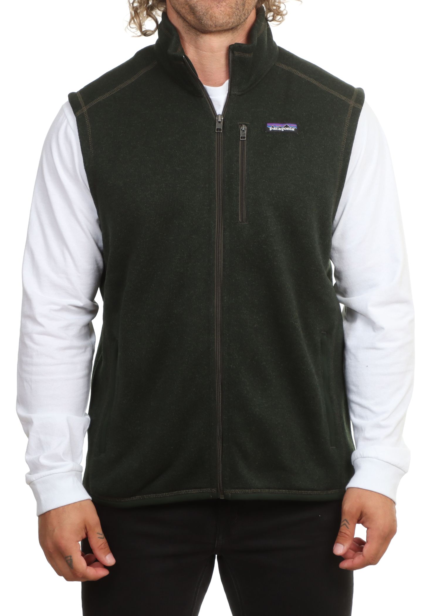 Patagonia Better Sweater Vest Old Growth Green