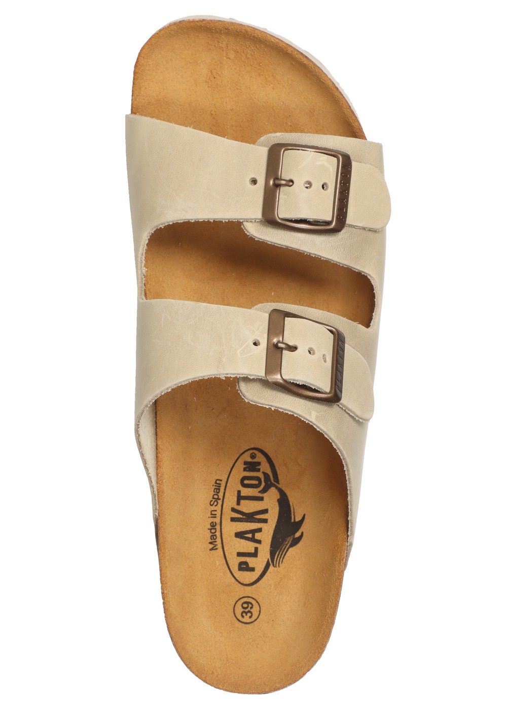 Plakton Beta Mid Leather Sandals Tobacco