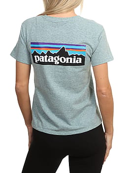 Patagonia P6 Logo ResponsibiliTee Blue Sage