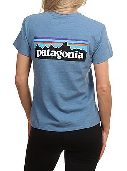 Patagonia P6 Logo ResponsibiliTee Shore Blue
