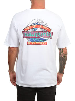 Patagonia Great Waves Responsibili-Tee White