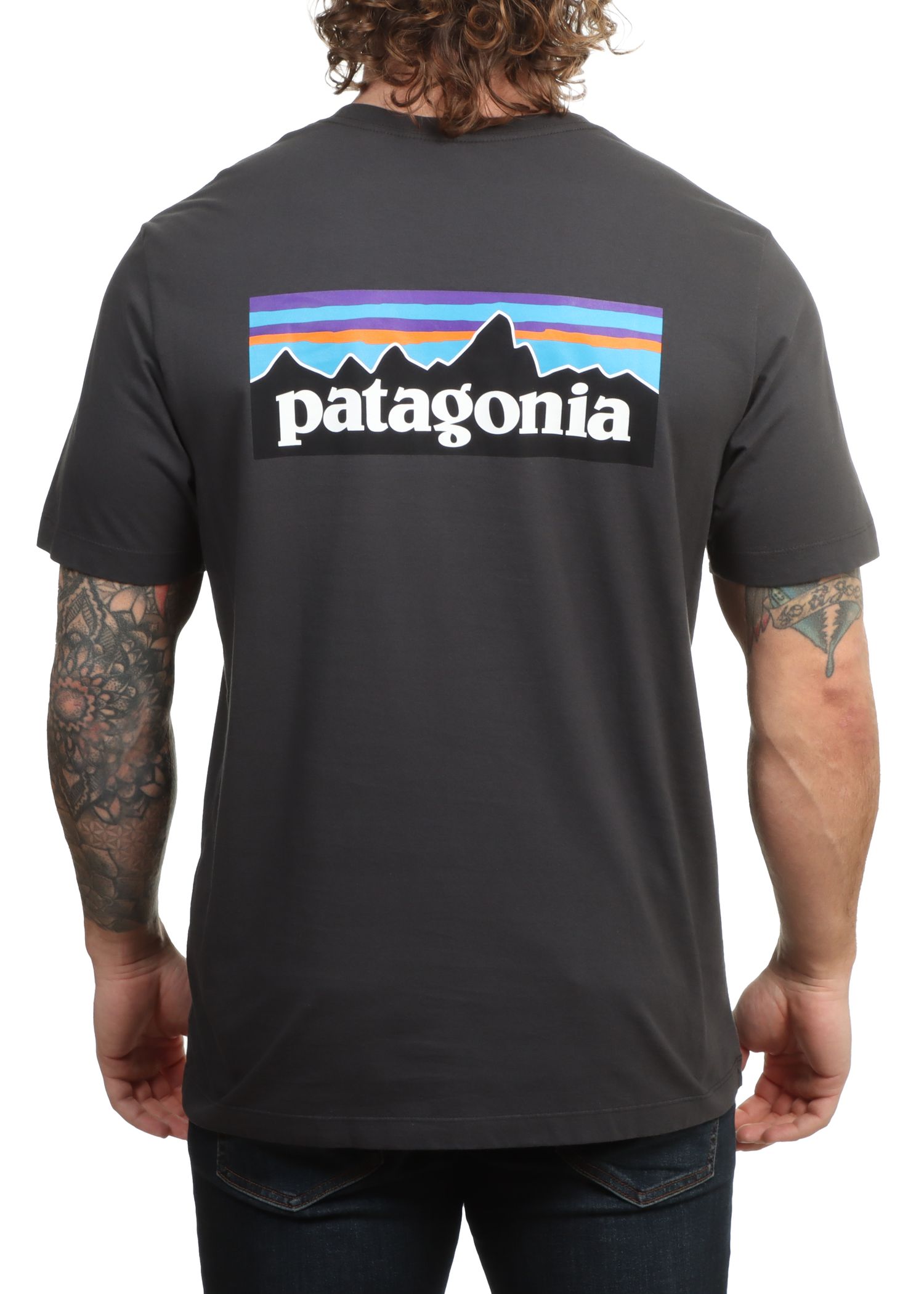 Patagonia P6 Logo ResponsibiliTee Ink Black L