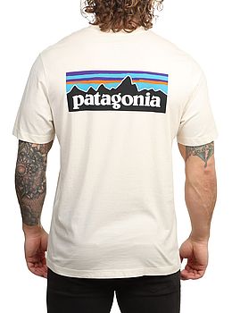 Patagonia P6 Logo ResponsibiliTee Natural