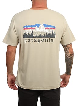 Patagonia Fitz Roy Foothills Tee Weathered Stone