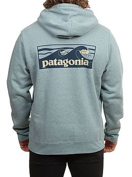 Patagonia Boardshort Logo Uprisal Hoodie Sage