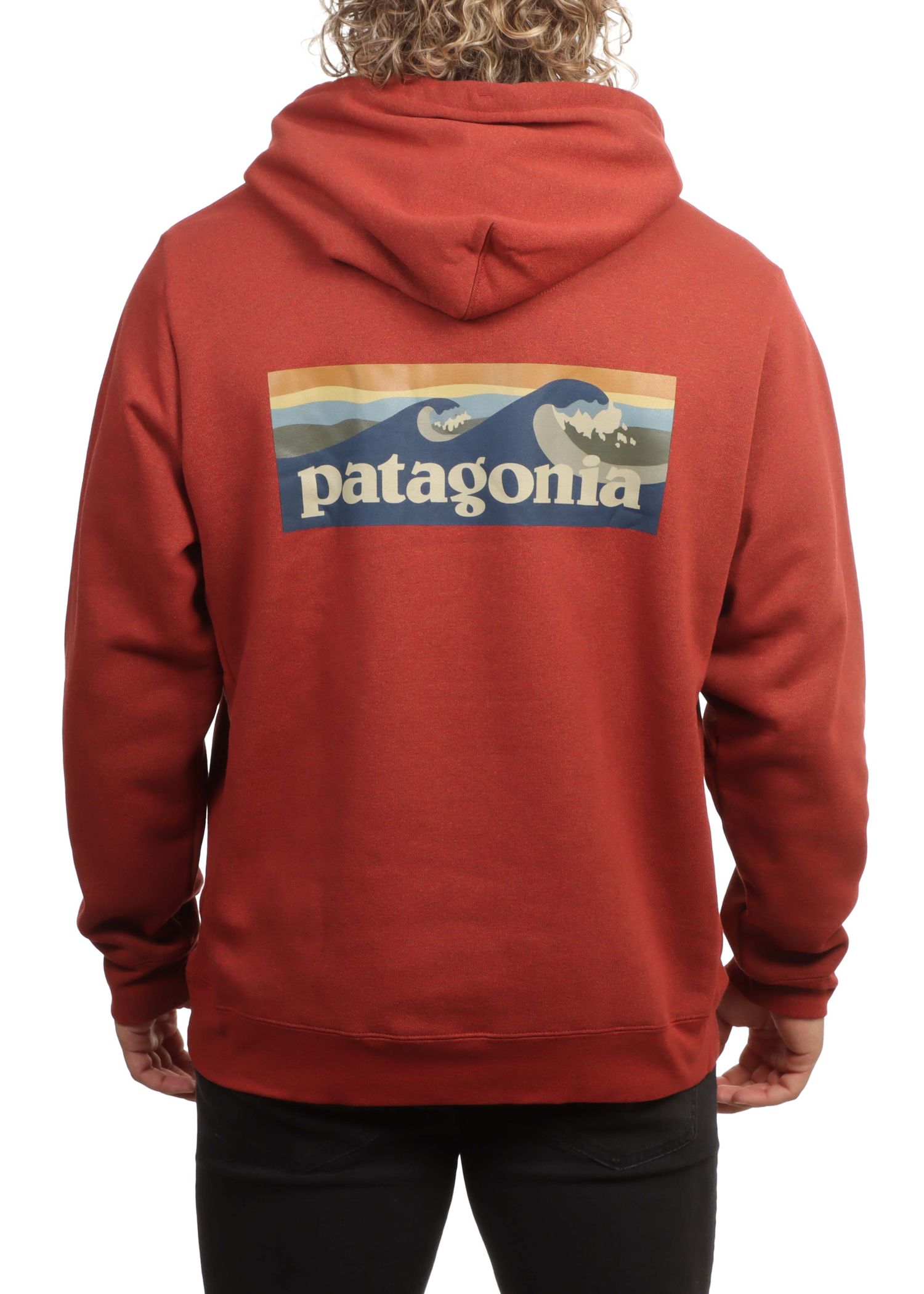 Patagonia Boardshort Logo Uprisal Hoodie Rusty