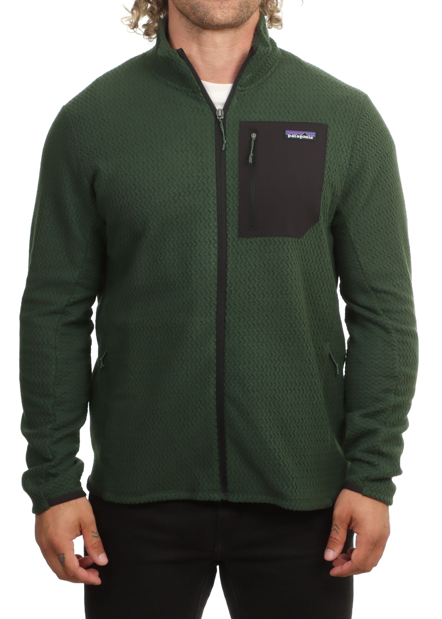 Patagonia R1 Air Jacket Treeline Green