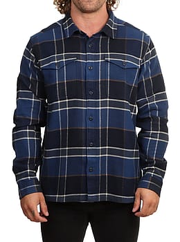 Patagonia Fjord Flannel Shirt Sunken Blue