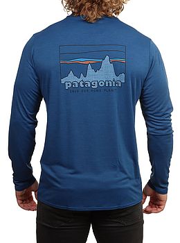 Patagonia Cap Cool Daily Long Sleeve Blue