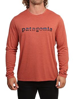 Patagonia Cap Cool Daily Long Sleeve Red