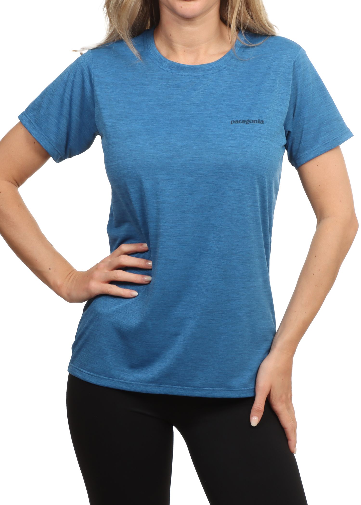 Patagonia Cap Cool Boardshort Logo Tee Blue